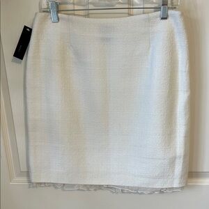 W.D.N.Y. White Tweed Skirt